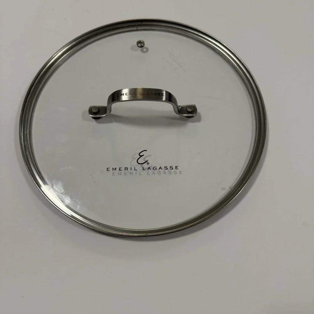 Emeril Lagasse 10.5 Inch Tempered Glass Replacement Lid Stainless Steel Handle